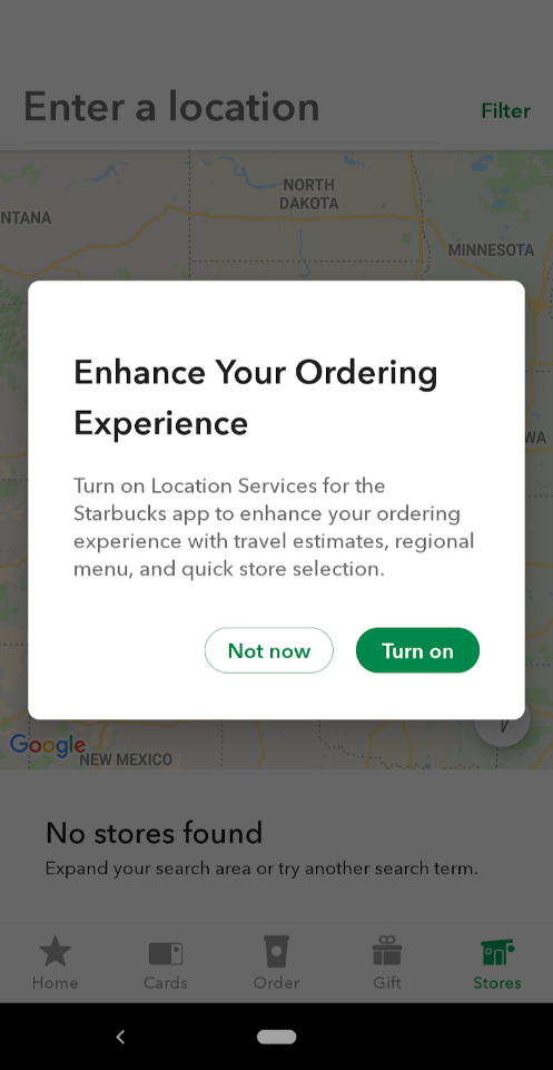 Starbucks permission priming