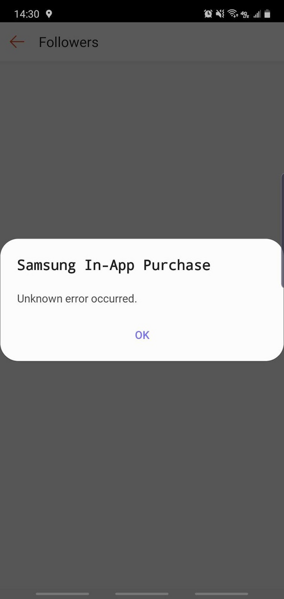 samsung in app purchase