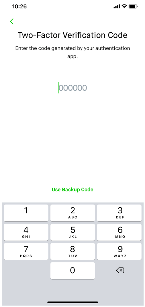 two factor verification code