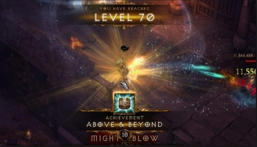 leveling up game example screenshot
