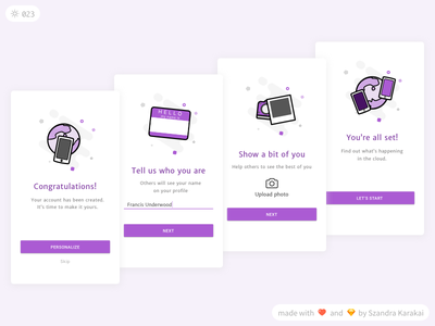 Daily UI challenge 023 Onboarding
