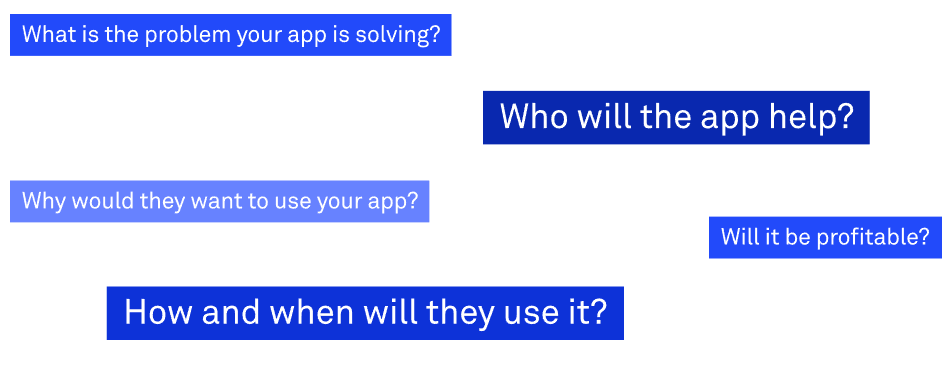 Questions to ask yourself while developing an app