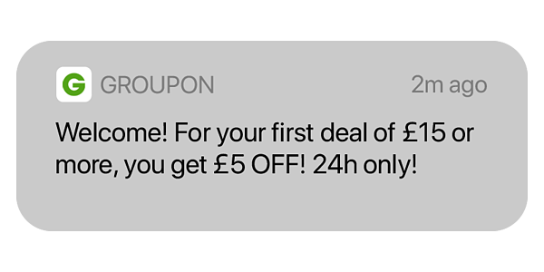 groupon special offer