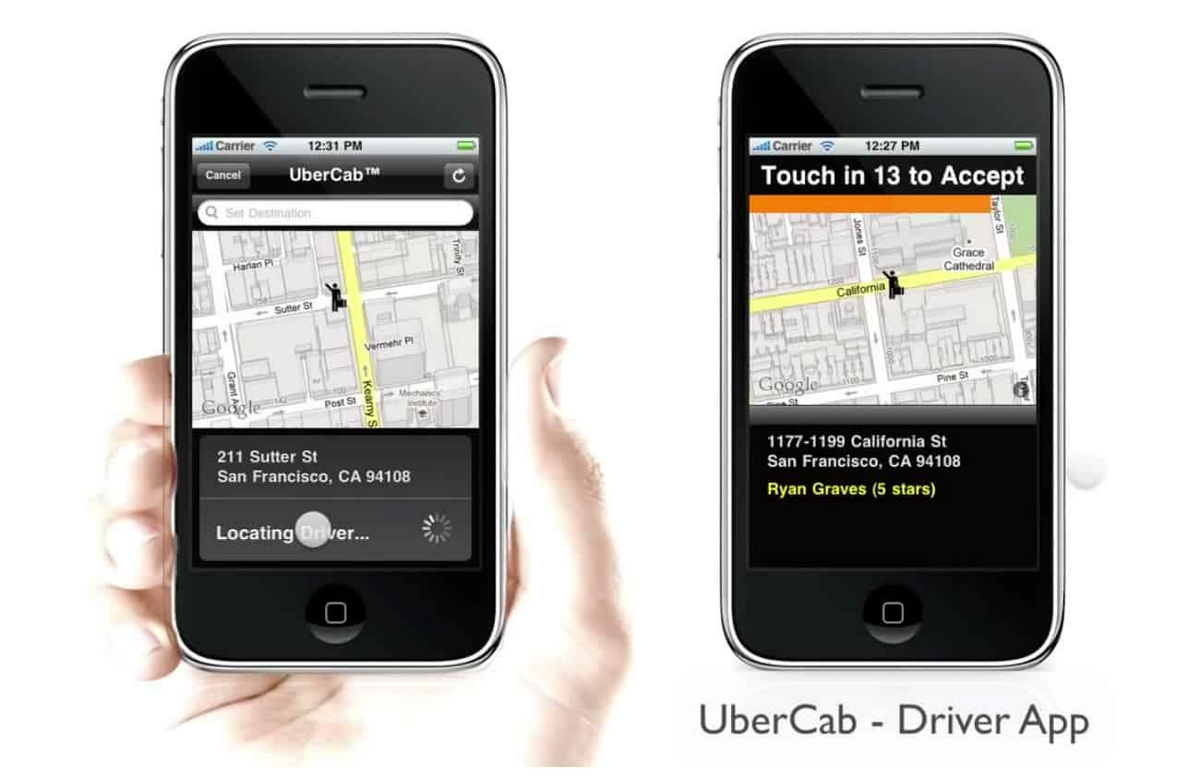 ubercab ubers first app