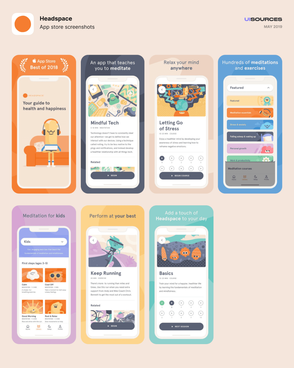 Color scheme trends in mobile app design