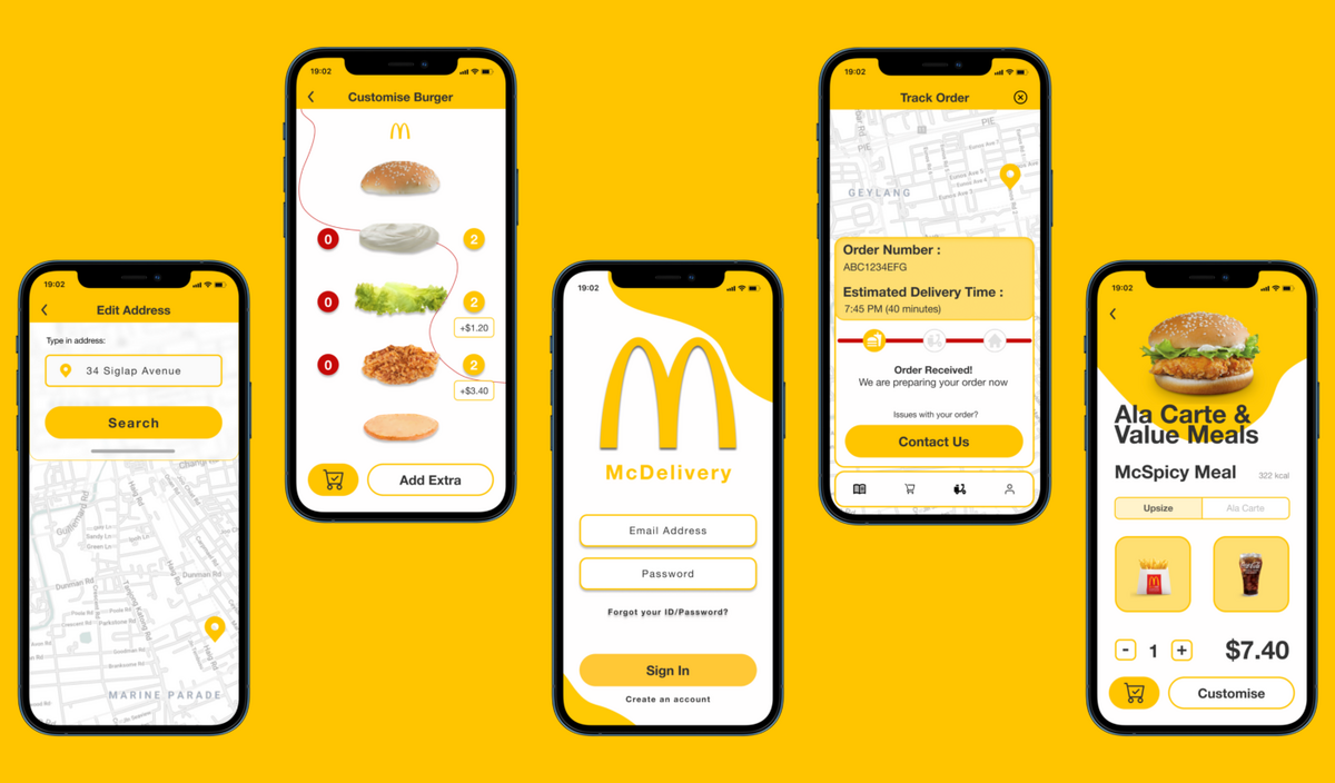 McDonalds yellow scheme