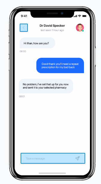 doctor booking app prototype 1