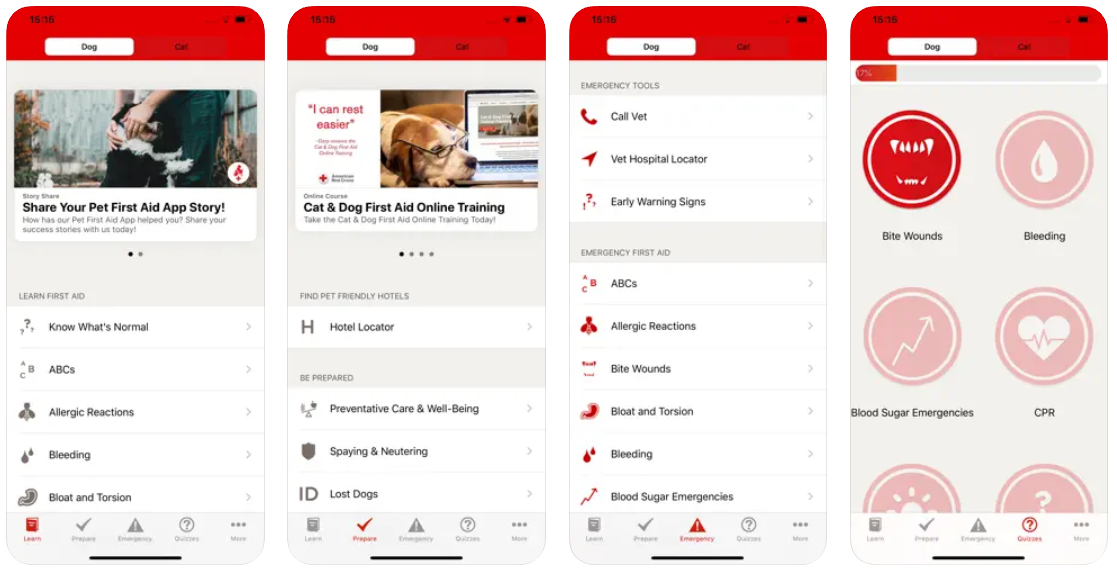 first aid pets app