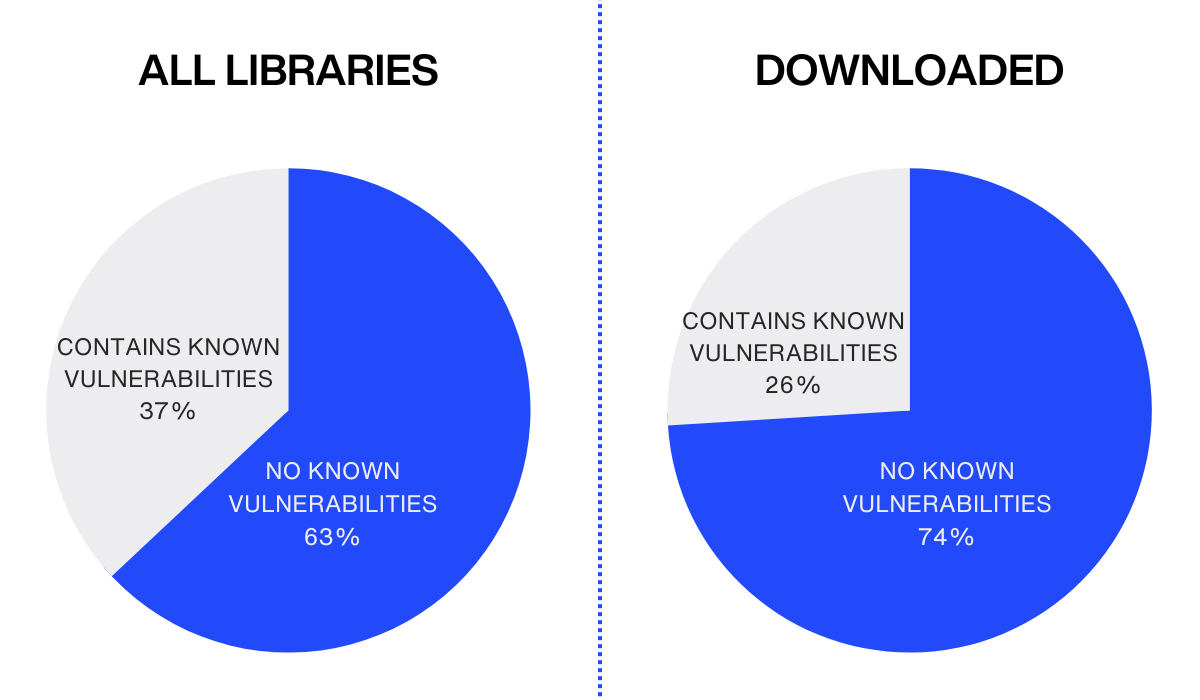 Third-party libraries vulnerabilities
