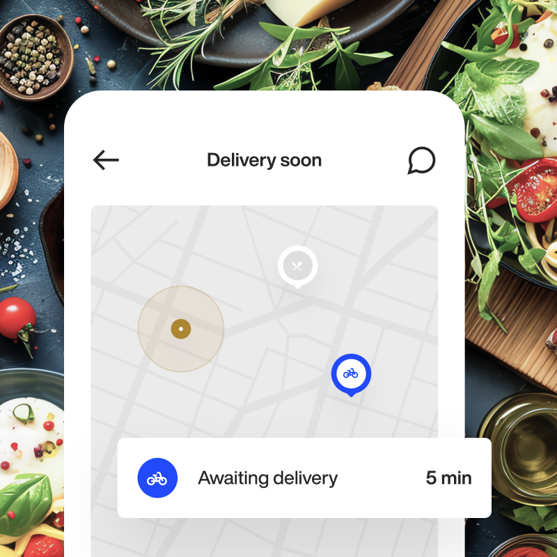 Food delivery software