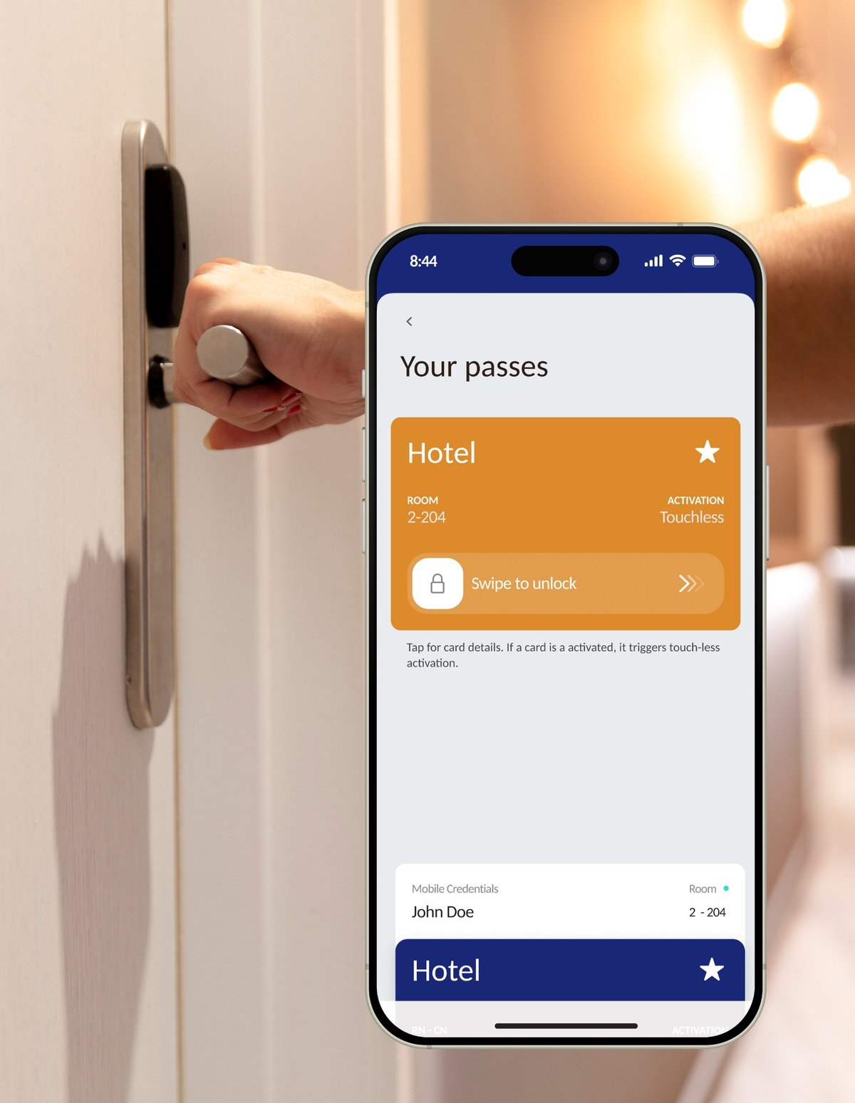 Digital check in for hotels