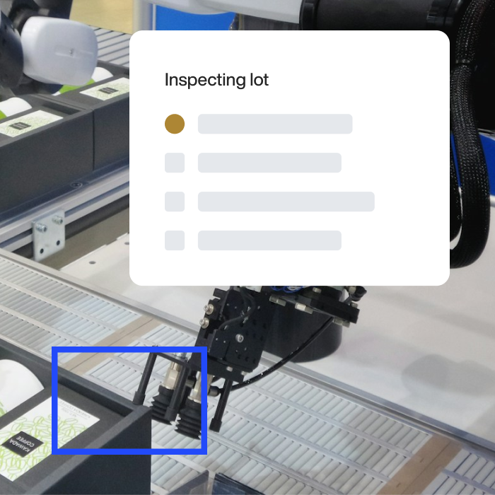AI powered quality control