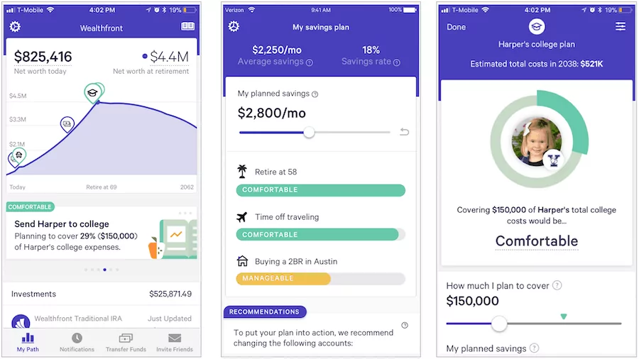 Wealthfront app