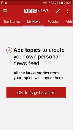 BBC news screenshot