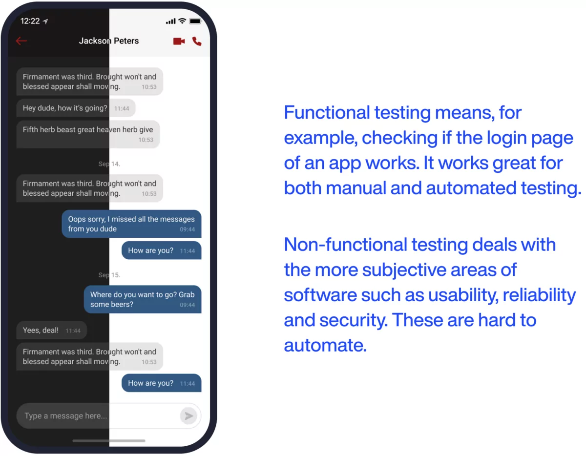 software testing types