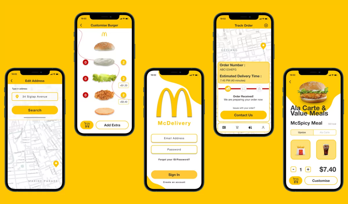 McDonalds yellow scheme