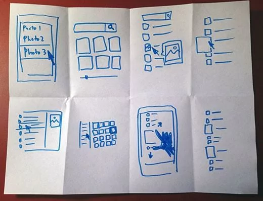 sketch of an app