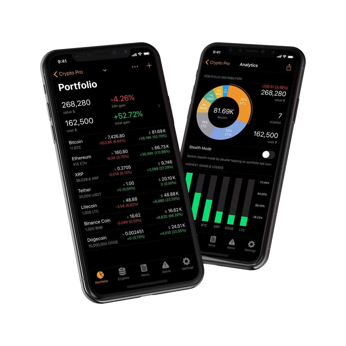 Cryptocurrency tracker app 